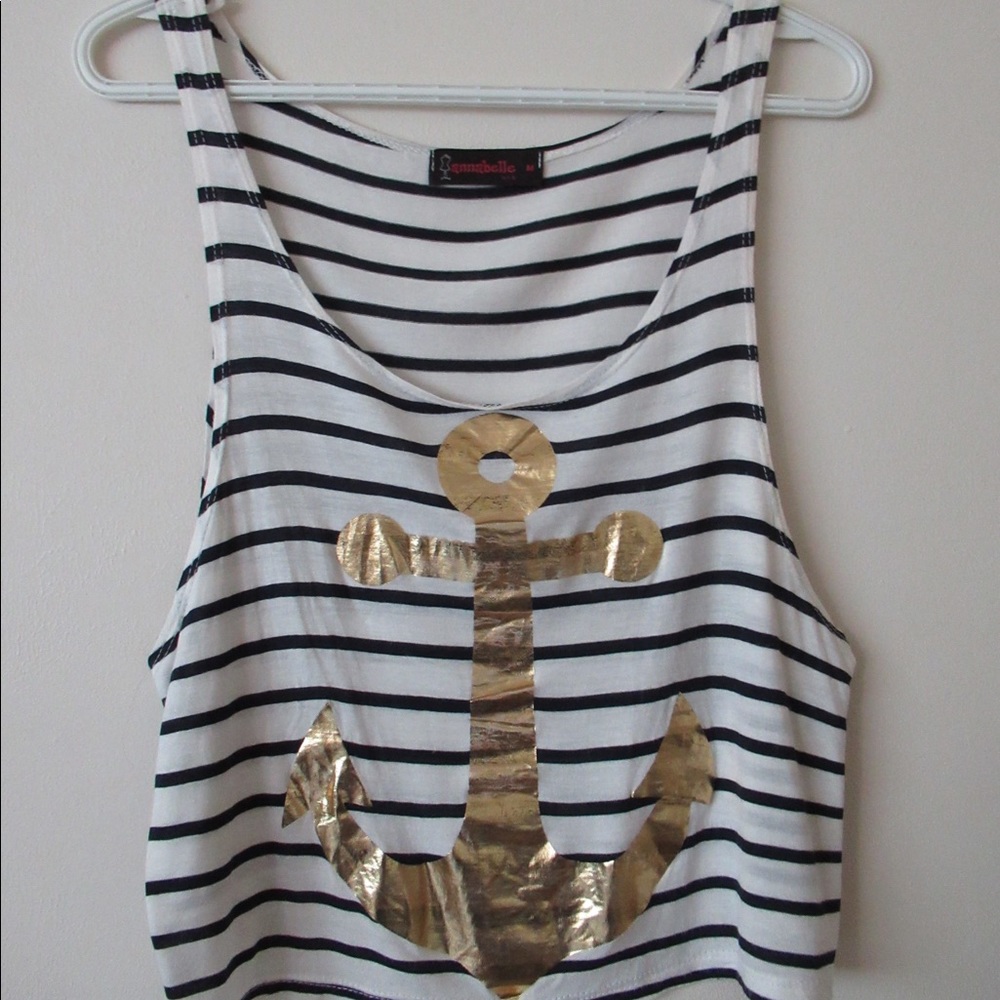 STRIPE ANCHOR DESIGN TANK TOP ⚓️
